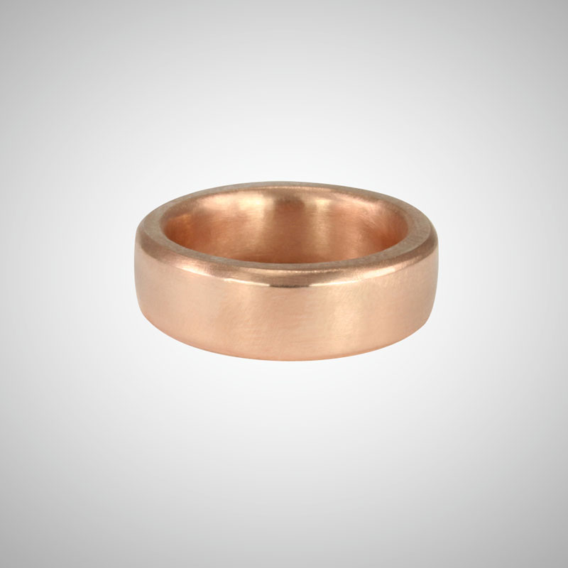 Wide Rose Gold Band