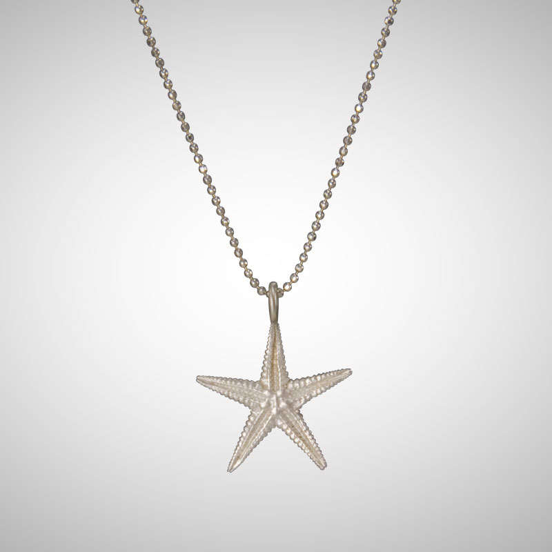 Medium Silver Starfish