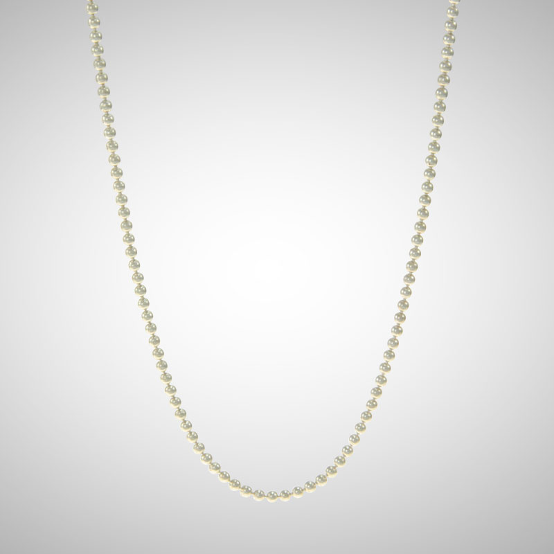 Silver 2mm ball chain