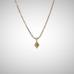 Tiny Yellow Gold Signature Heart