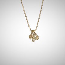 Be-Loved Tiny Gold Cluster